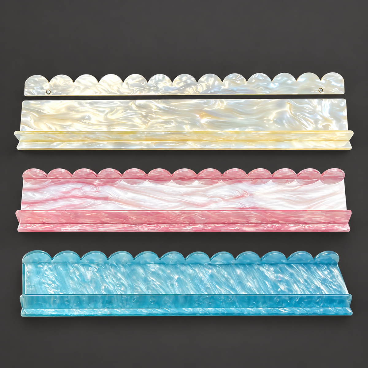 Marble Finish Mahjong Racks Set of 4 - Image 1