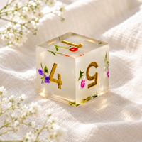 Floral Resin Mahjong Dice Set - Image 3