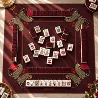 Crimson Leopard Mahjong Set - Image 2