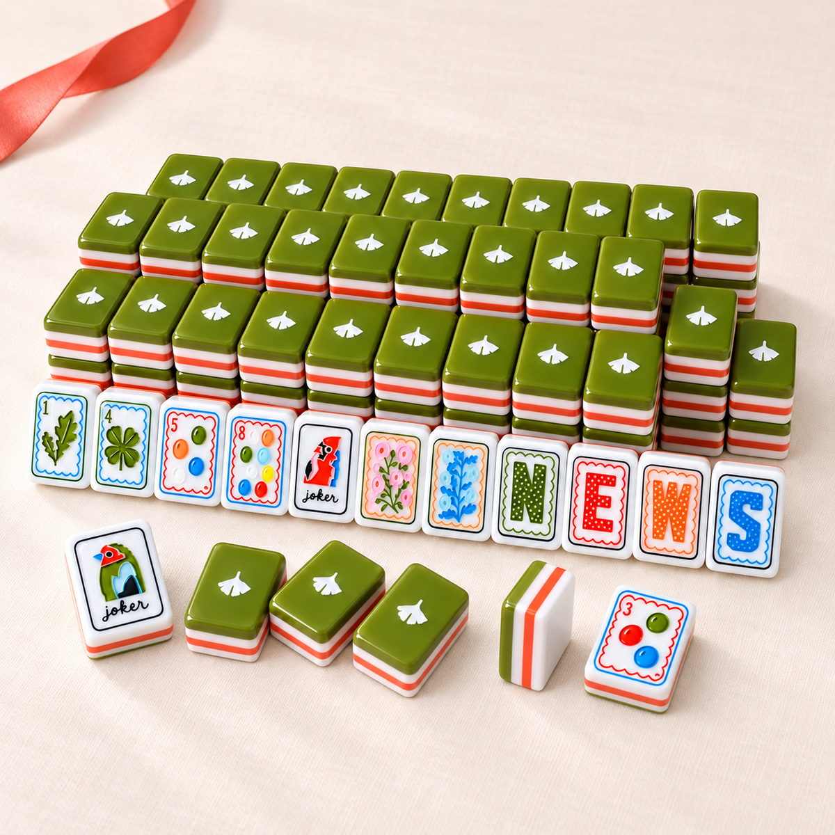 Songbird Garden Mahjong Set - Image 2