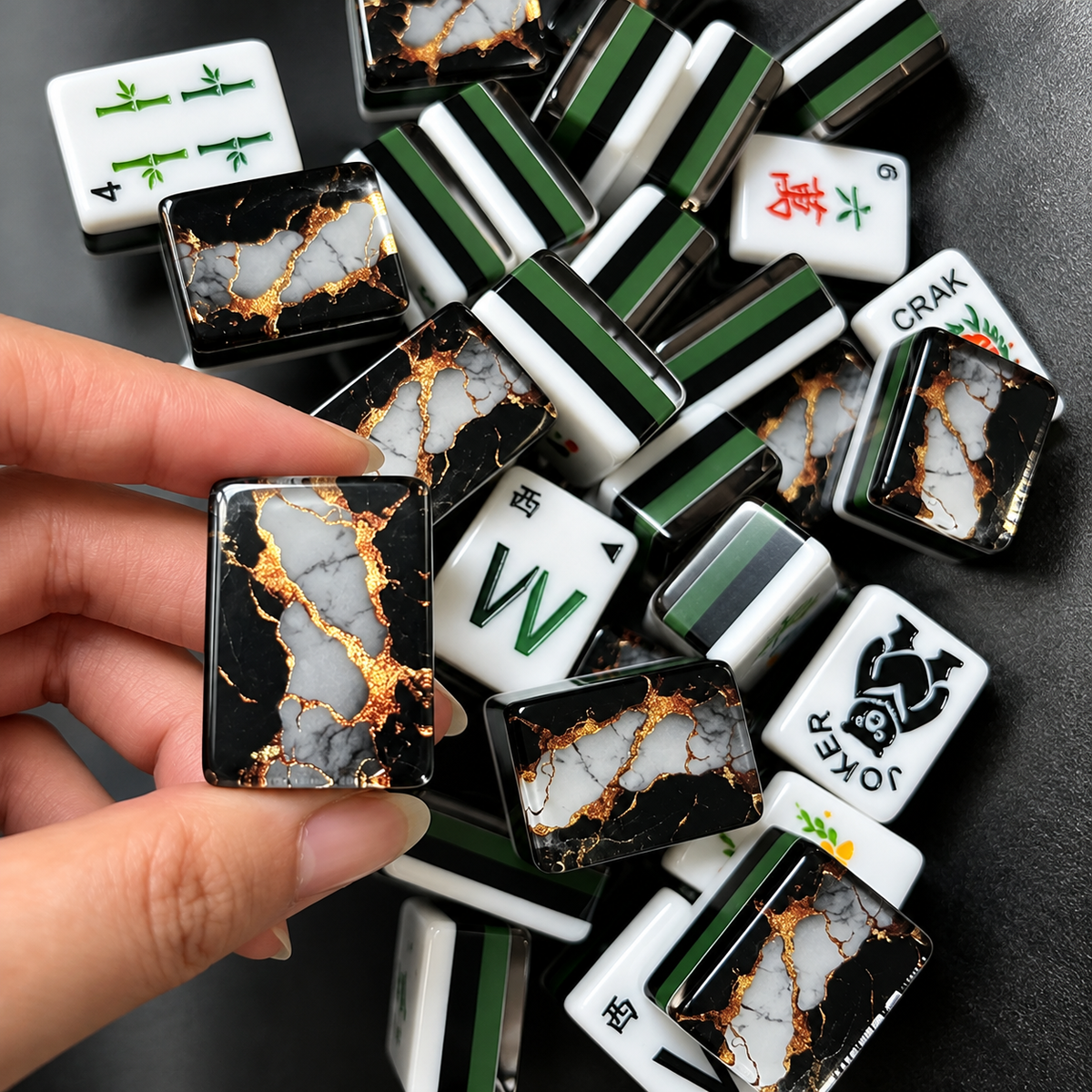 Woodland Bloom Mahjong Set - Image 7
