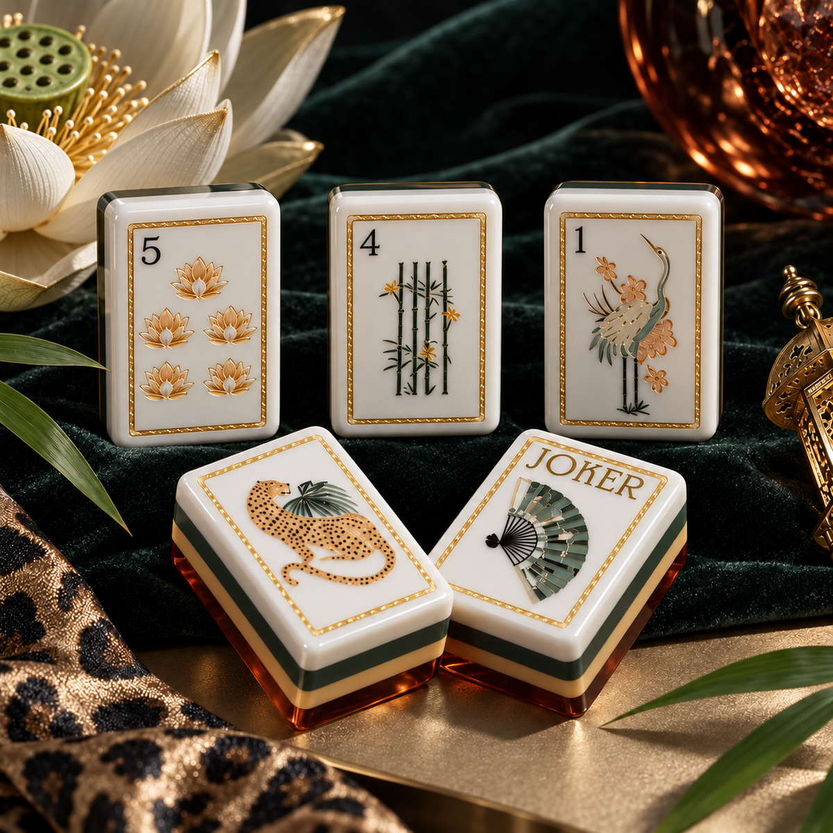 Lotus Dynasty Mahjong Set - Image 9