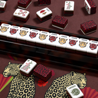 Crimson Leopard Mahjong Set - Image 6