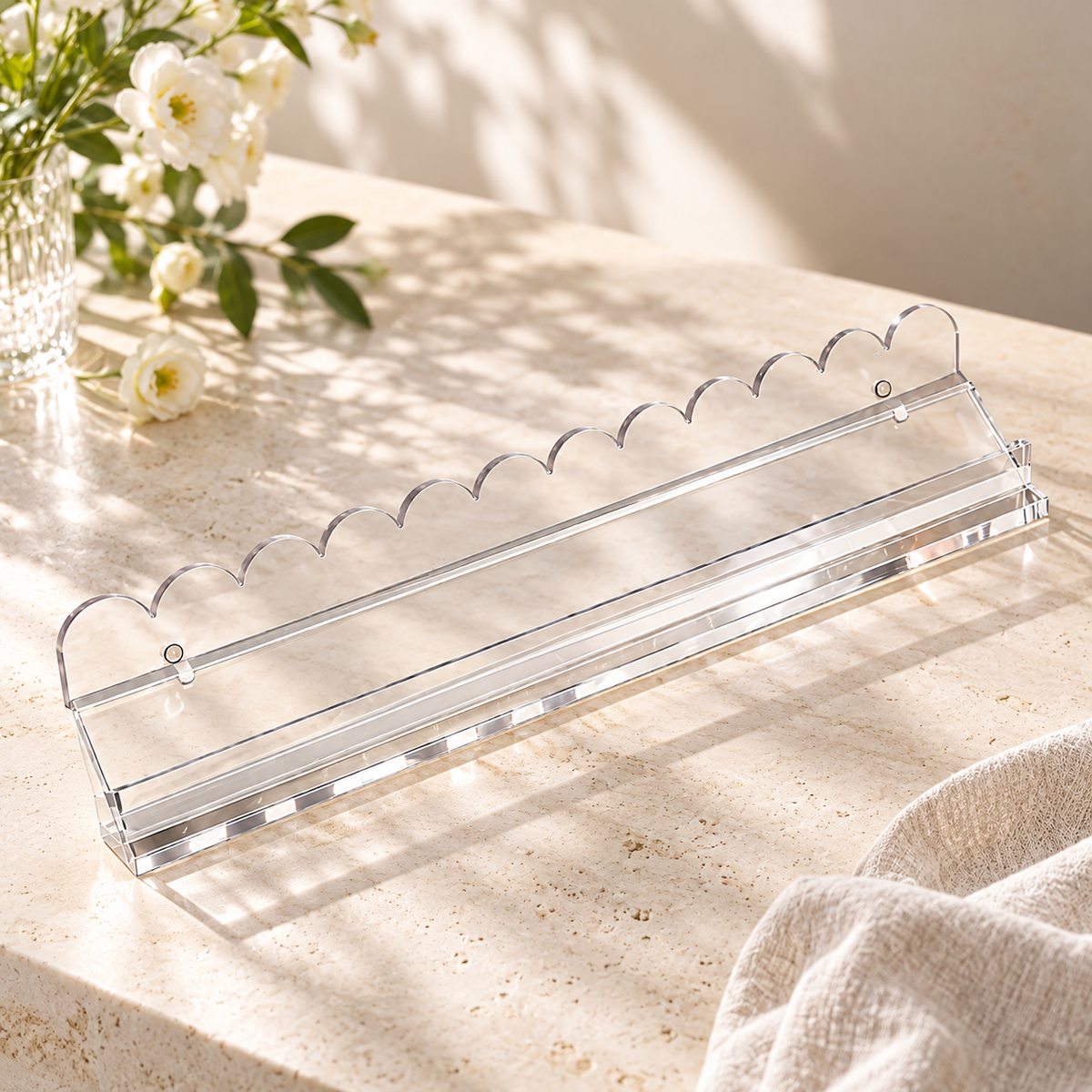 Clear Acrylic Mahjong Racks Set of 4 - Image 4