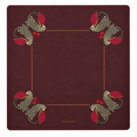 Crimson Leopard Mahjong Mat - Image 4