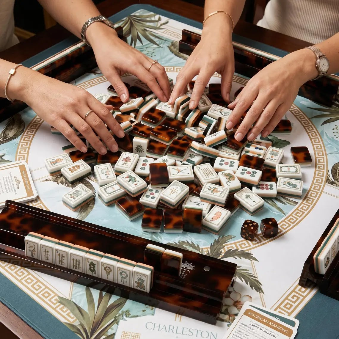 Lotus Dynasty Mahjong Set - Image 2