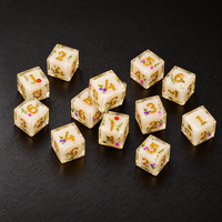 Floral Resin Mahjong Dice Set - Image 7